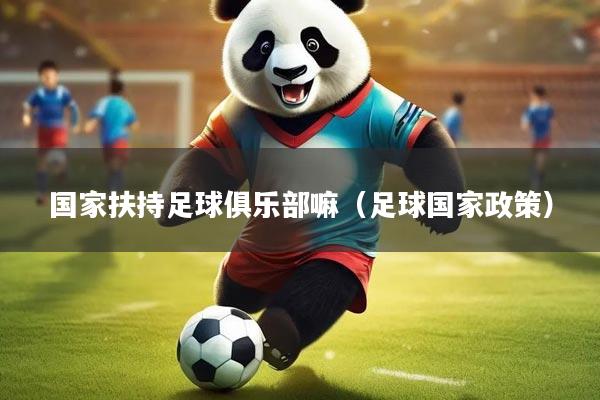 国家扶持足球俱乐部嘛（足球国家政策）