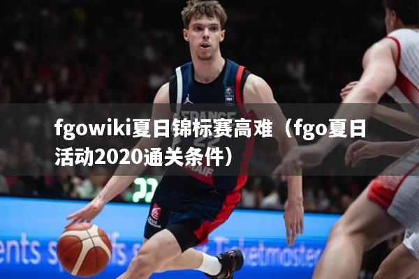 fgowiki夏日锦标赛高难（fgo夏日活动2020通关条件）