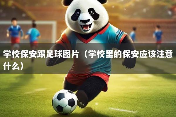 学校保安踢足球图片（学校里的保安应该注意什么）